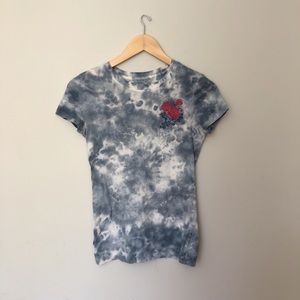 Aeropostale tie-dyed graphic tee